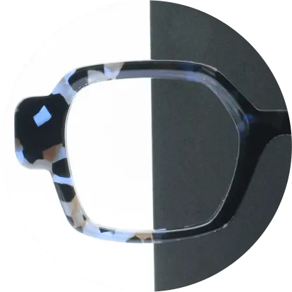 [F89E-6] LABO F89E-Ecaille Bleu et noir